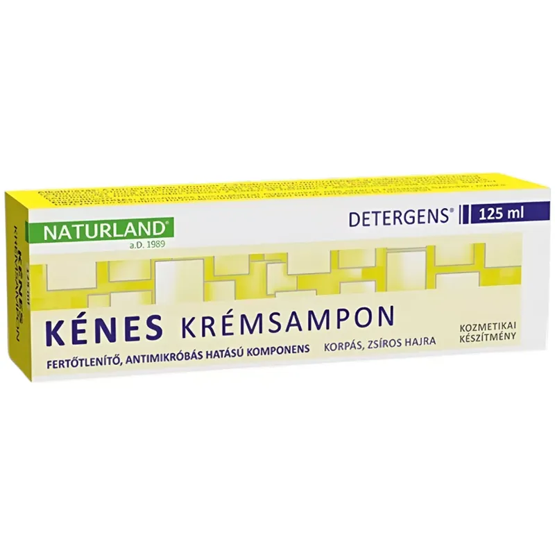 Naturland detergens kénes krémsampon 125 ml Biztonságos fizetés