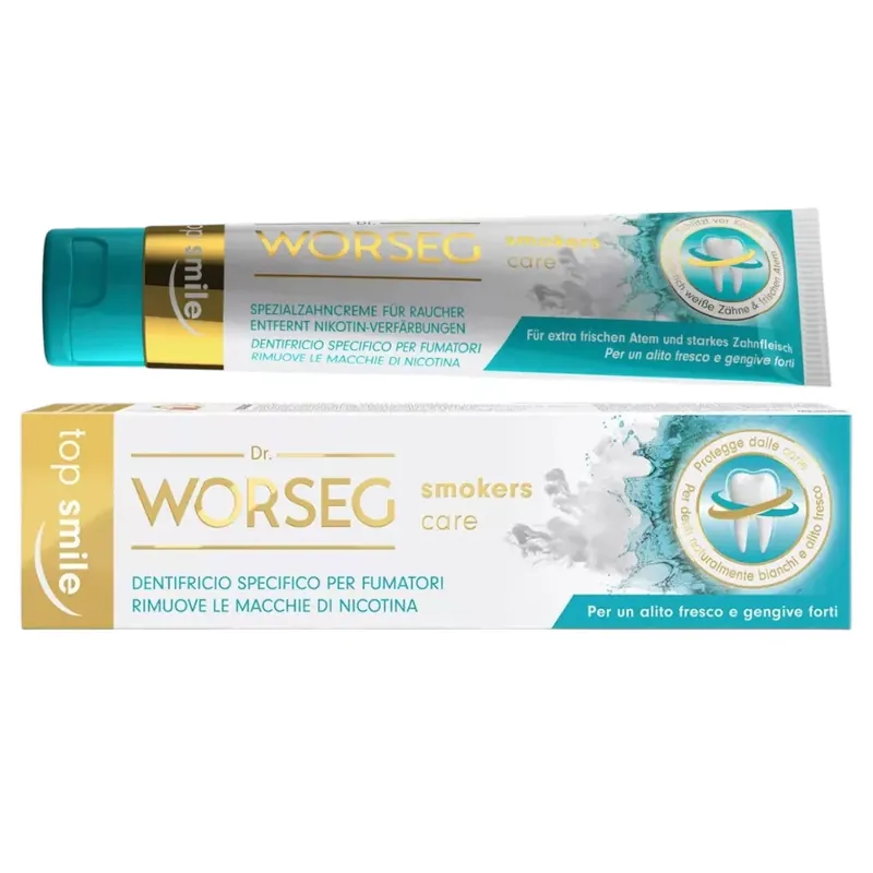 Dr. Worseg Top Smile fogkrém dohányosoknak 75 ml Csak ma