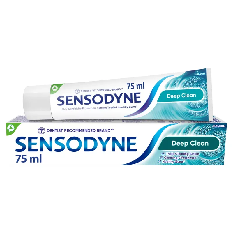 Sensodyne Deep Clean fogkrém 75 ml Expressz kézbesítés