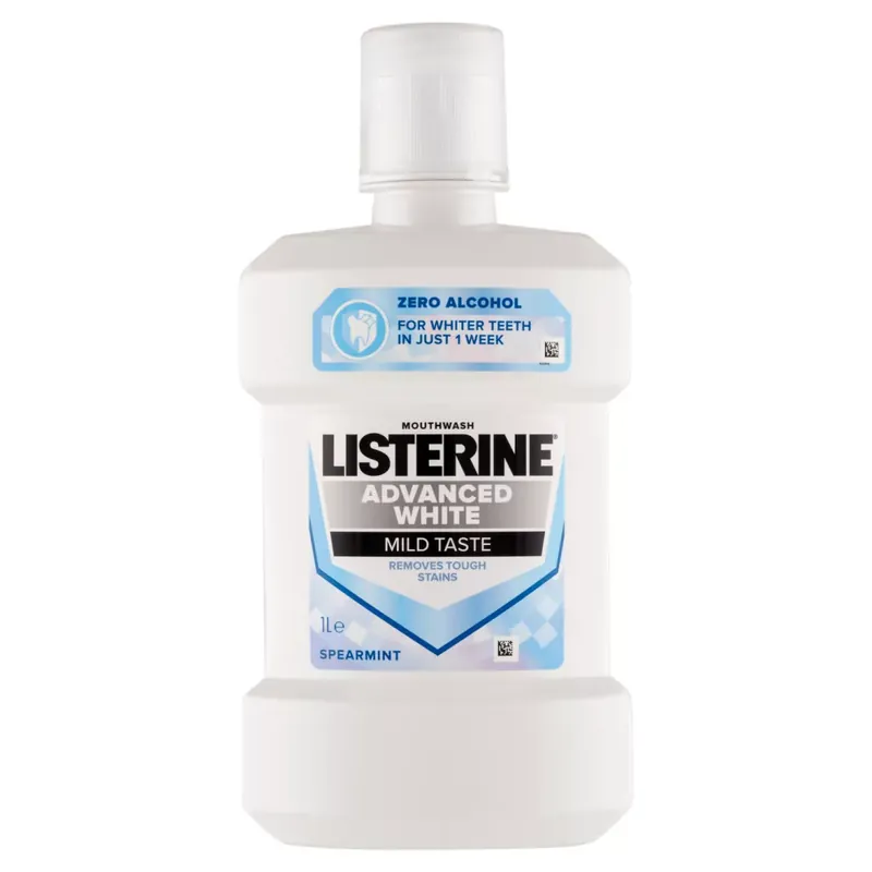 Expressz szállítás Listerine Advanced White szájvíz - enyhe íz 1 l
