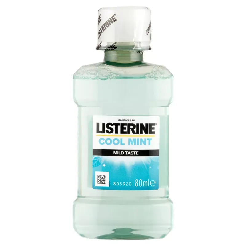 Listerine Cool Mint szájvíz - enyhe íz 80 ml Kedvezmény