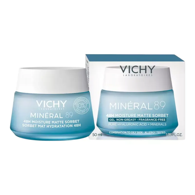 Vichy Minéral 89 48 órás mattító hidratáló gél 50 ml Vedd meg most