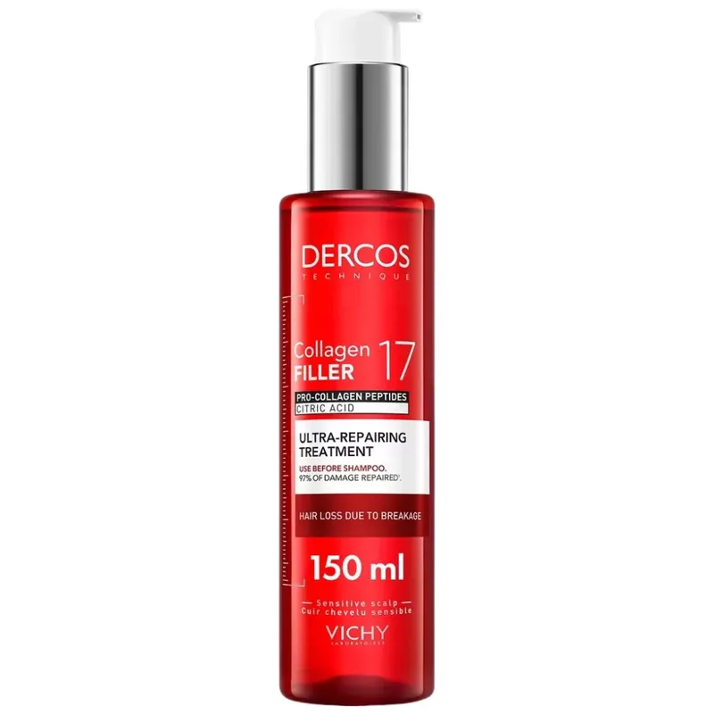 Vichy Dercos Collagen 17 Filler ultra-regeneráló hajkúra 150 ml Akciós ár
