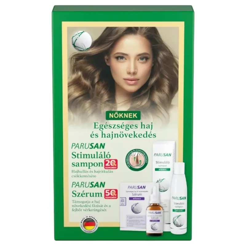 Parusan stimuláló sampon 200 ml + szérum 2 x 50 ml Olcsóbb