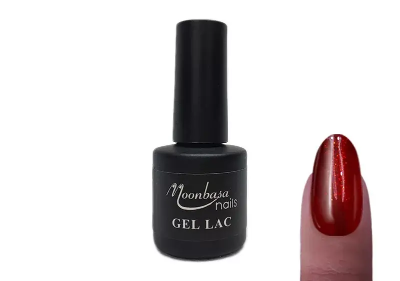 Gel polish 6ml 302 Glittery burgundy Vedd meg most
