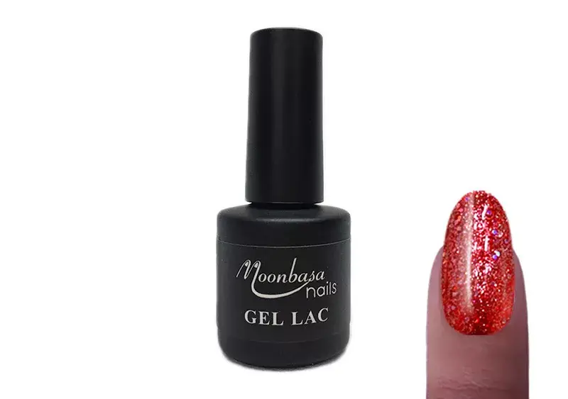 Akciós ár Gel polish 6ml 307 Glittery red