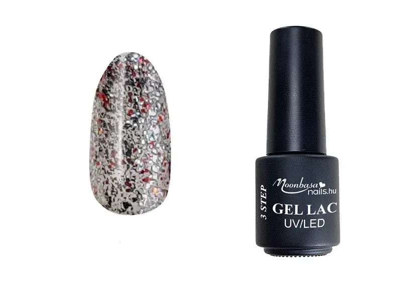 3step gel polish 4ml 115 Glitter Sparkle Azonnali szállítás