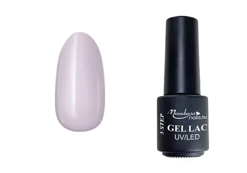 3-step gel polish 4ml 169 Pale purple Alacsony ár