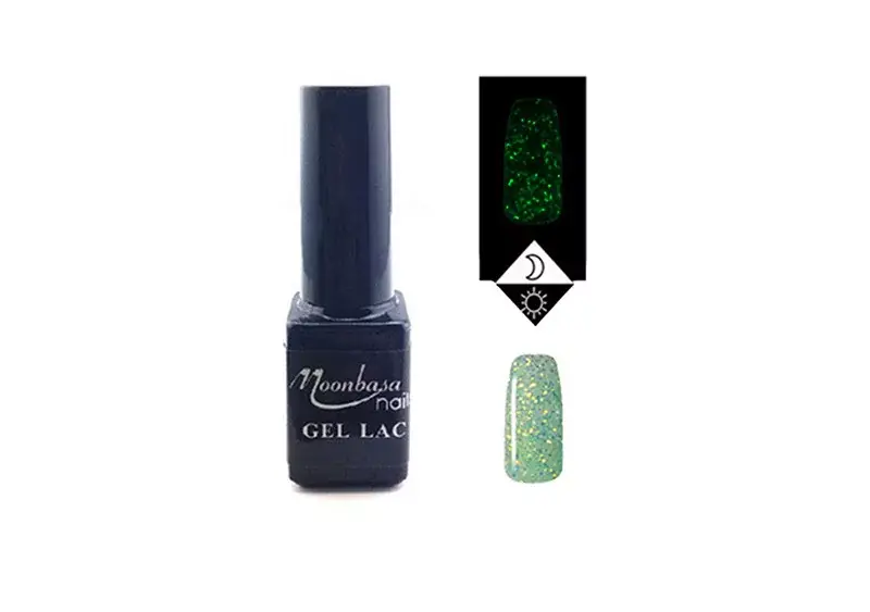 Azonnali szállítás Phosphorescent gel polish 5ml 634 Glittery light green