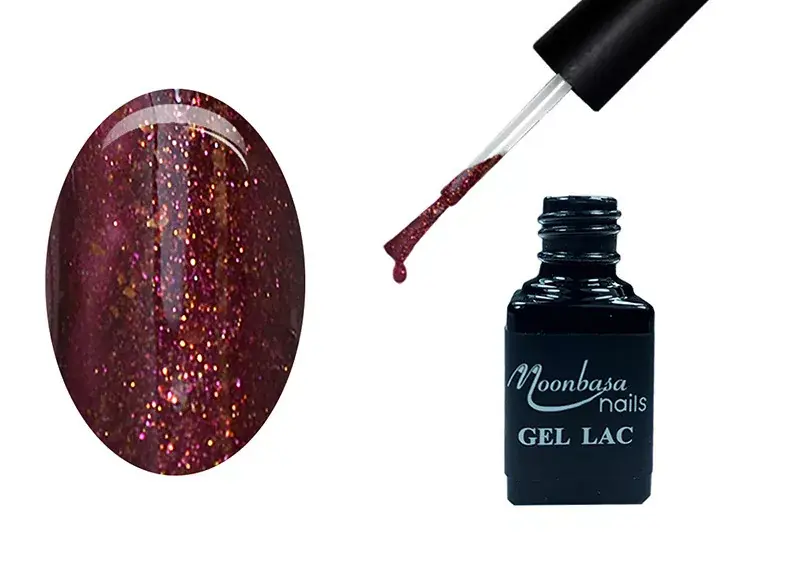 Vedd meg online One step gel polish 5ml 149 Glittery burgundy