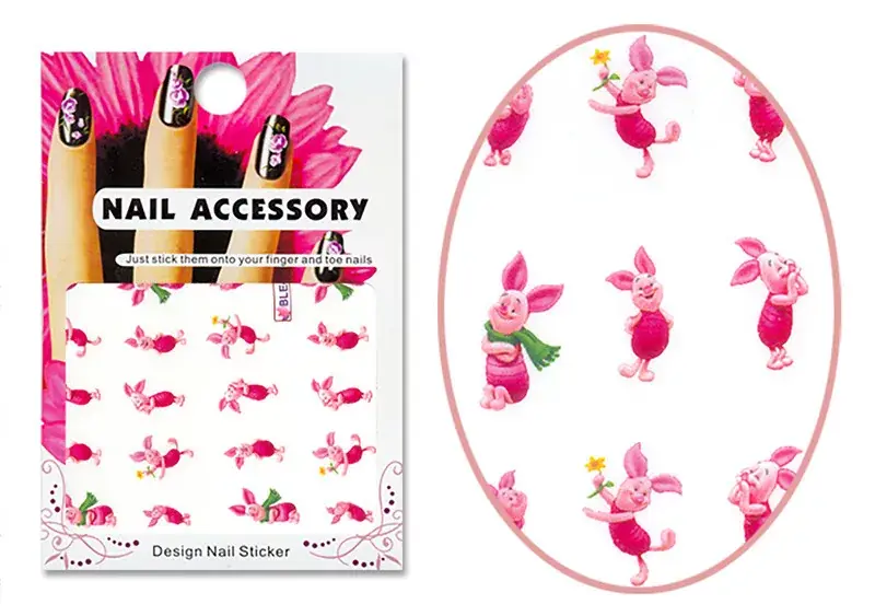 Acrylic effect sticker BLE-0489 Piglet Árengedmény
