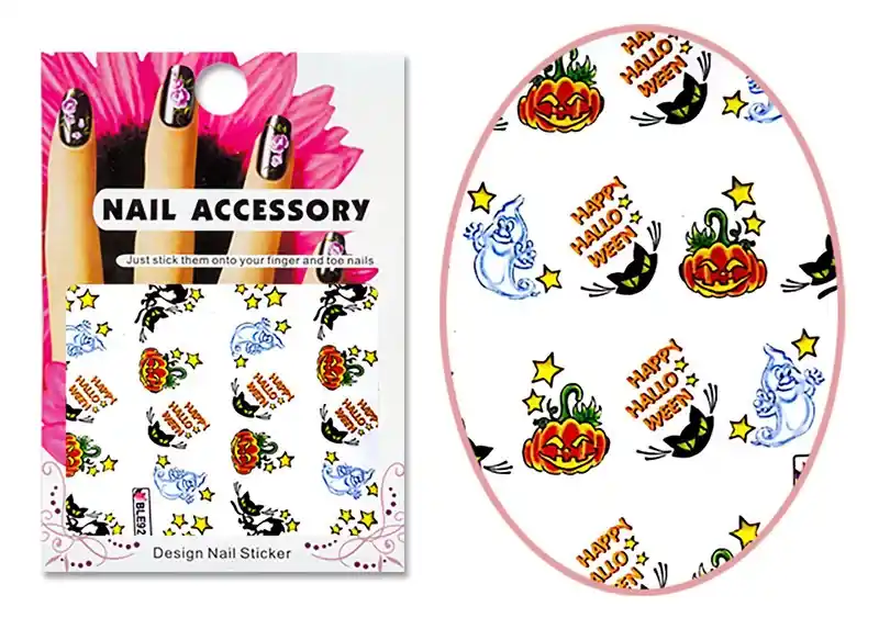 Végkiárusítás Acrylic effect sticker BLE-0921 Pumpkin