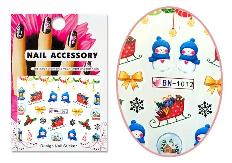 Acrylic effect sticker BN-1012 Christmas market Nézd meg most