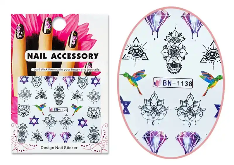 Acrylic effect sticker BN-1138 Witchcraft Outlet