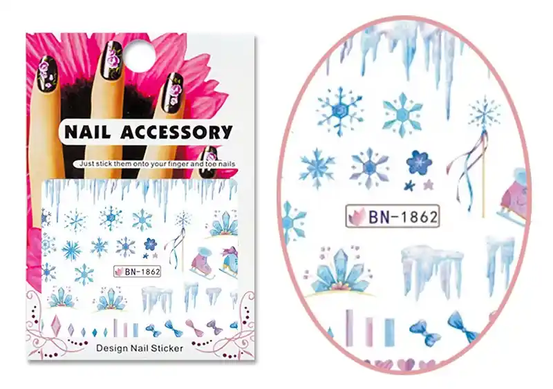 Acrylic effect sticker BN-1862 Frosty winter Olcsó