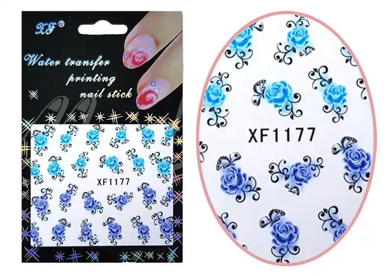 Acrylic effect sticker XF1177 Icy flowers Olcsóbb
