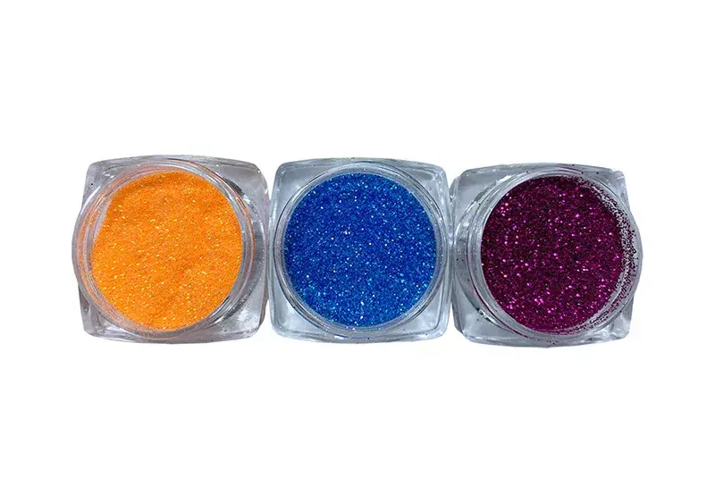 Vedd meg online Glitter powder set 3 pcs Summer