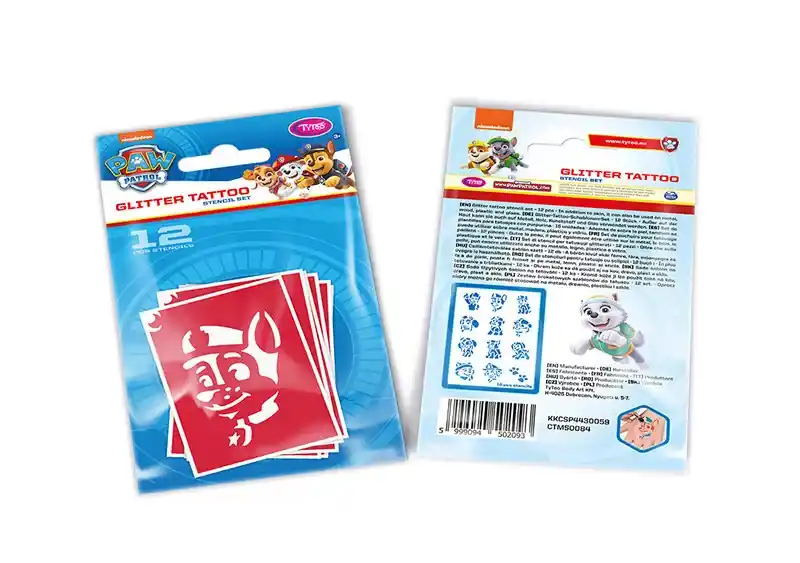 Paw print template set, 12 pcs 502093 Vedd meg online