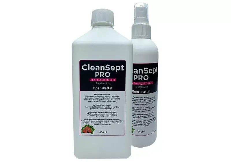 Alacsony ár CleanSept Pro - Hand, instrument and surface disinfectant 250+1000 ml Strawberry scent