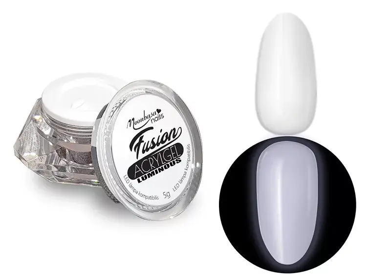Biztonságos fizetés Fusion Acrylgel Luminous 5g 021 White
