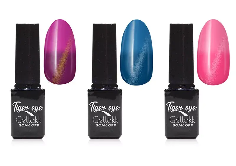 Biztonságos fizetés Unicorn Tiger Eye Thermo Gel Polish Set