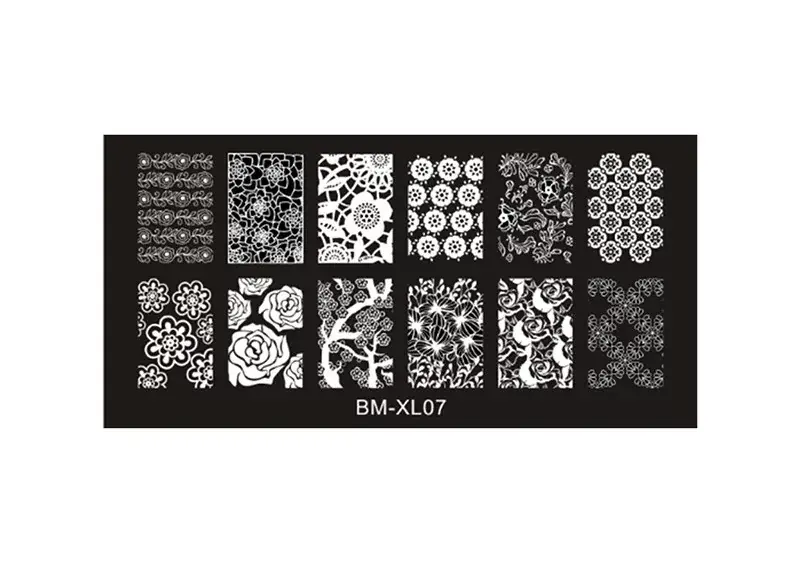 Körömnyomda lemez 6x12cm BM-XL07 Gyors kiszállítás