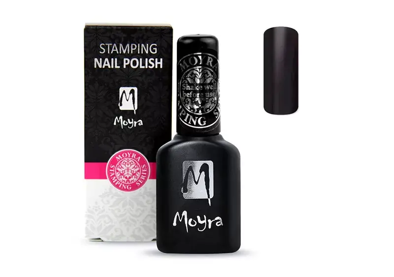 Exkluzív ajánlat Moyra Smart nyomdalakk 12ml SPS01 Black