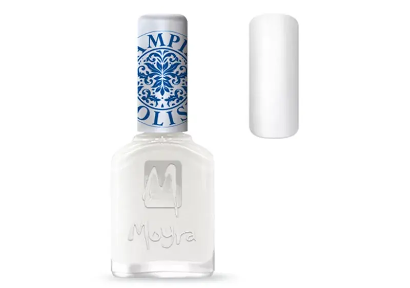 Azonnal elérhető Nyomdalakk - Moyra 12ml SP 07 White