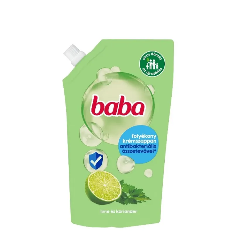 Baba szappan folyékony utántöltő 500 ml Coriander and Lime Prémium