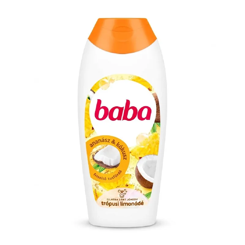 Szezonális akció Baba tusfürdő 400 ml Kókusz és ananász