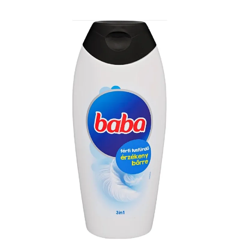 Baba tusfürdő 400 ml Érzékeny bőrre 3in1 férfi Akció