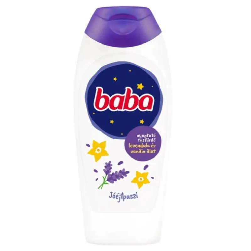 Baba tusfürdő 400 ml Levendula és vanília Népszerű