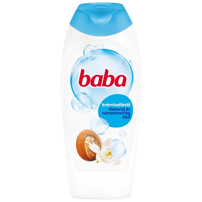 Baba tusfürdő 400 ml Sheavaj és narancsvirág Népszerű
