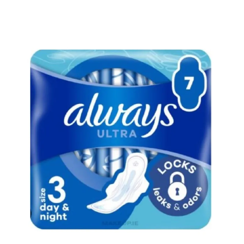 Always Ultra betét egészségügyi 7db-os Day and Night Expressz szállítás