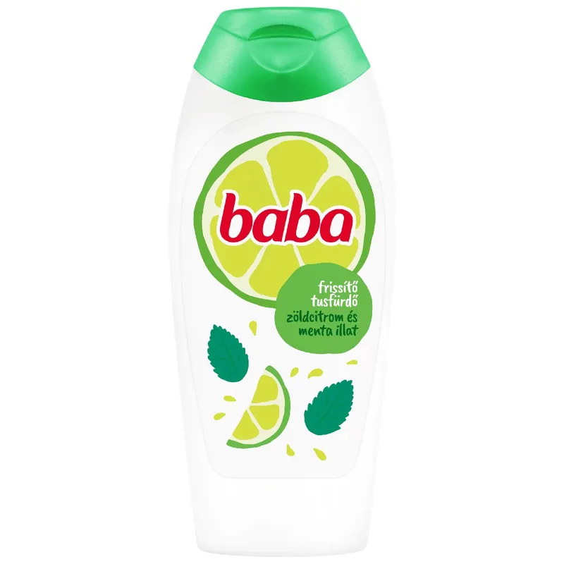 Árengedmény Baba tusfürdő 400 ml Zöld citrom és menta