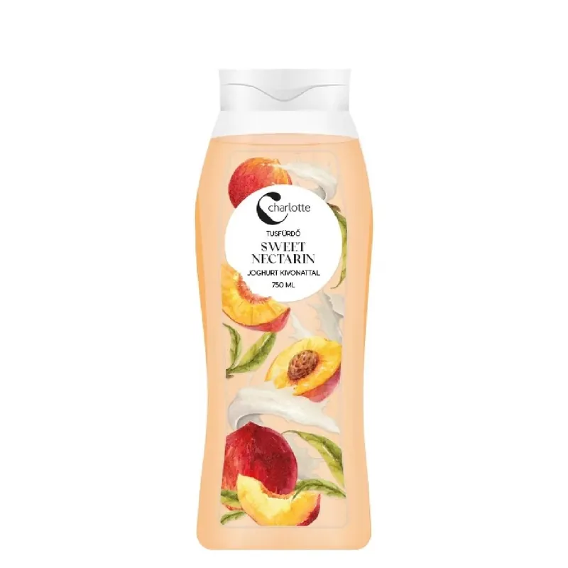 Charlotte tusfürdő 750 ml SWEET NECTARIN Joghurt Expressz kézbesítés