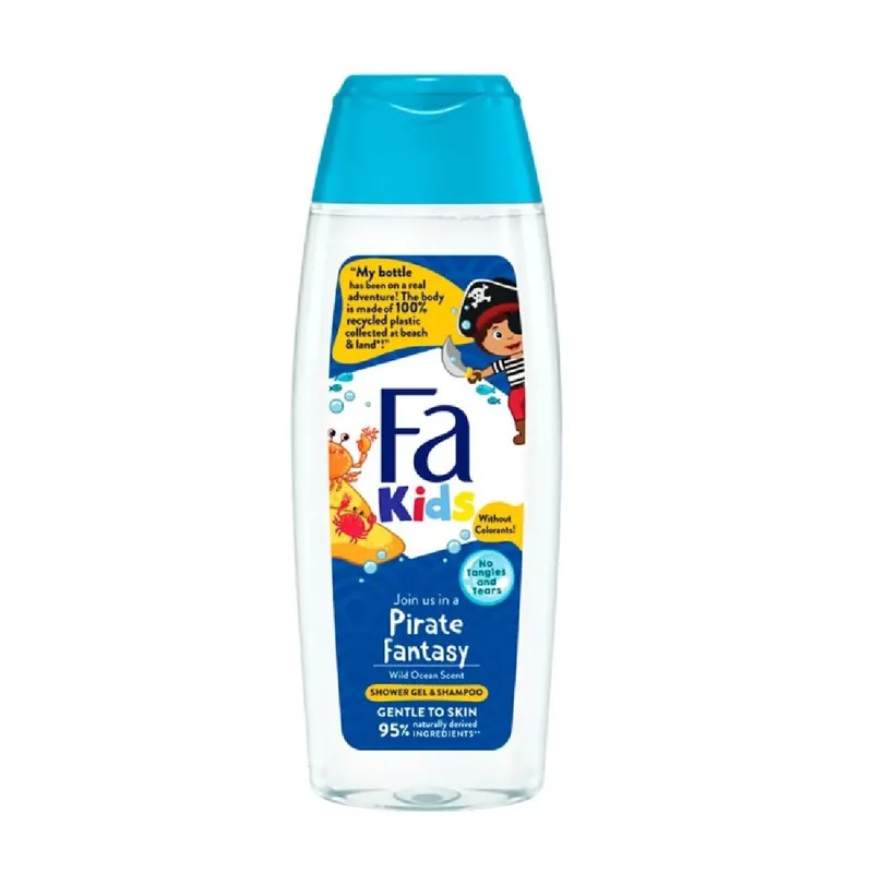 Fa tusfürdő 250 ml Kids-kék 2 in 1 Biztonságos vásárlás