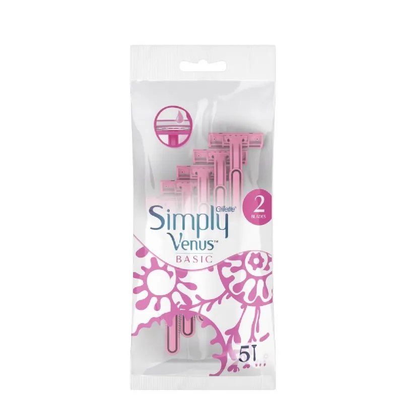 Gillette Venus borotva eldobható 5 db-os női Simply 2 pengés Kedvezmény