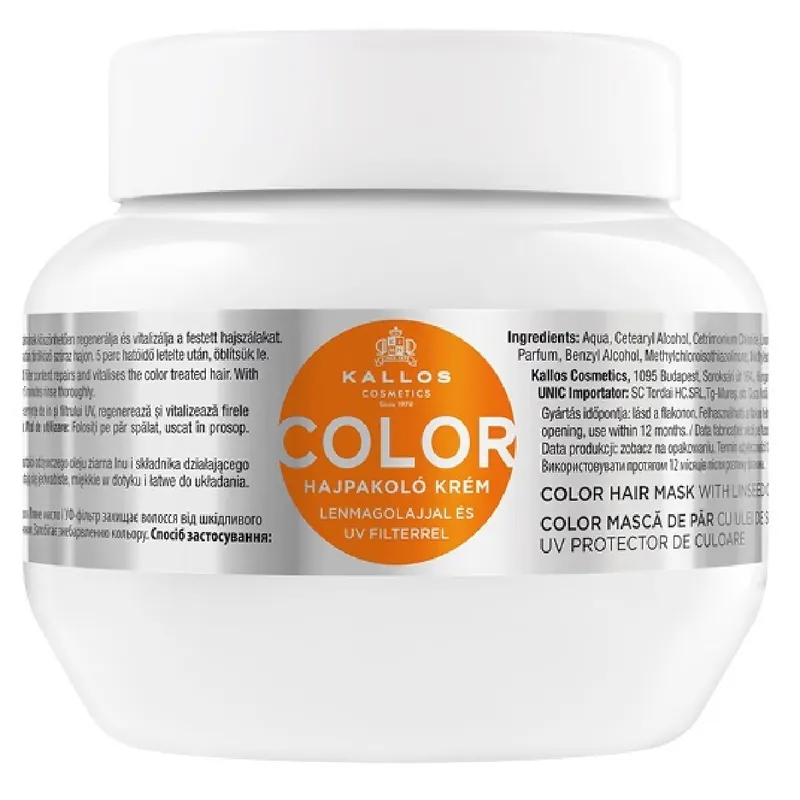 Végkiárusítás Kallos hajpakoló 275 ml color
