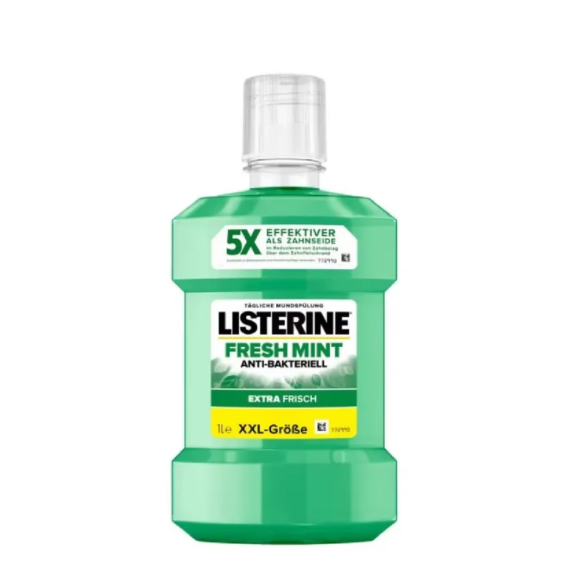 Biztonságos vásárlás Listerine szájvíz 1000 ml Fresh Mint