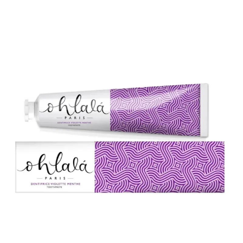 Biztonságos fizetés Ohlalá fogkrém 100 ml Ibolya és menta