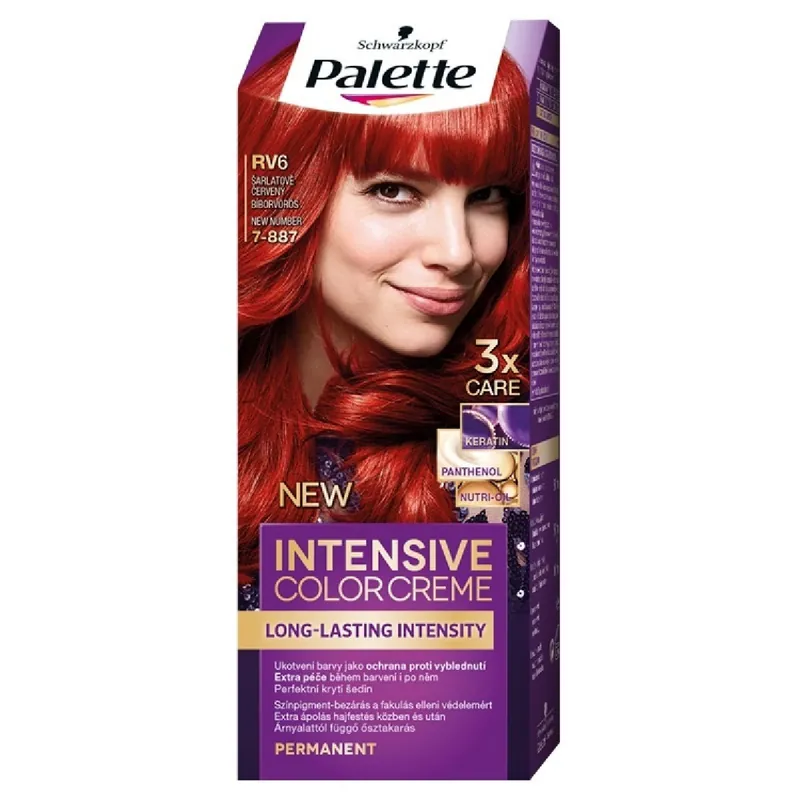 Palette hajfesték 50 ml Intensive Cream Color- Bíbor vörös - RV6 (7-887) Prémium