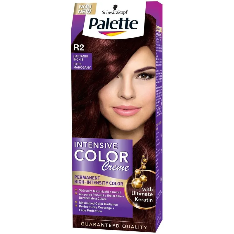 Expressz szállítás Palette hajfesték 50 ml Intensive Cream Color- Sötét Mahagóni- R2 (3-68)