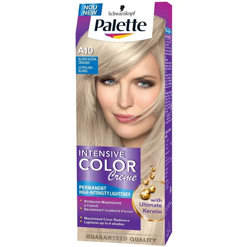 Gyors szállítás Palette hajfesték 50 ml Intensive Cream Color- Ultra hamvasszőke - A10 (10-2)