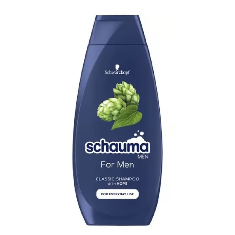 Vásárlói kedvenc Schauma sampon 400 ml For MEN Extrakt kék férfi