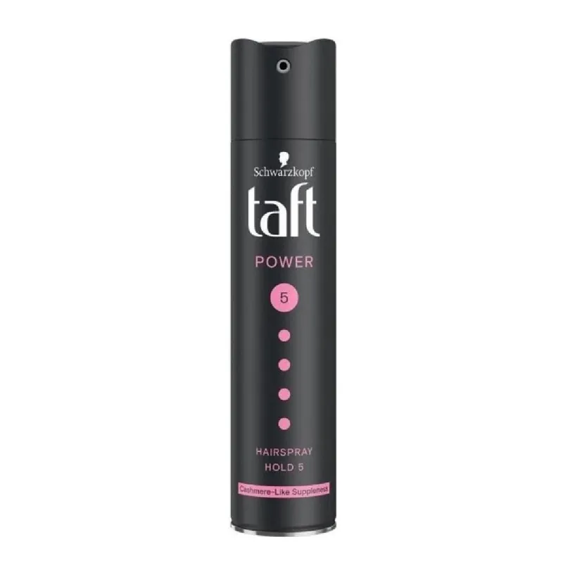 Legkelendőbb Taft hajlakk 250 ml Power Cashmere Mega Strong - fekete 5 (77512)