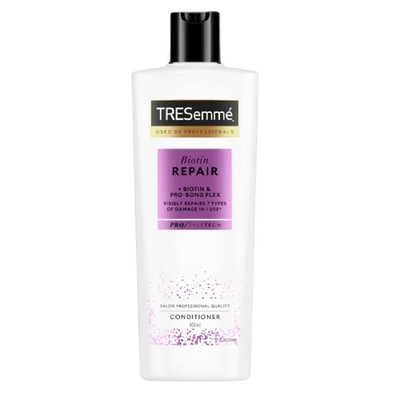 Korlátozott ajánlat TRESemmé balzsam 400 ml Biotin Repair károsodott hajra