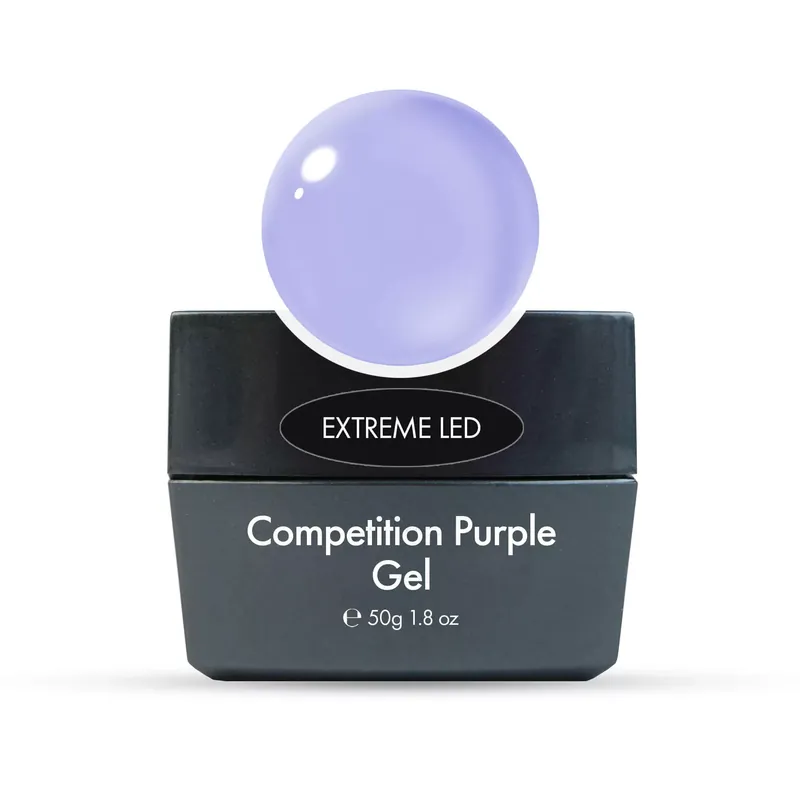 Expressz szállítás Extreme LED Competition Purple - Műköröm Építő zselé - 50g - HEMA-mentes