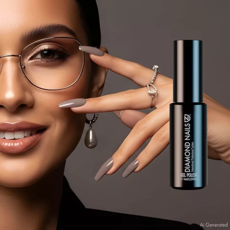 Csak ma Gél Lakk - Szürke nude - DN034 - 4ml - Hema mentes