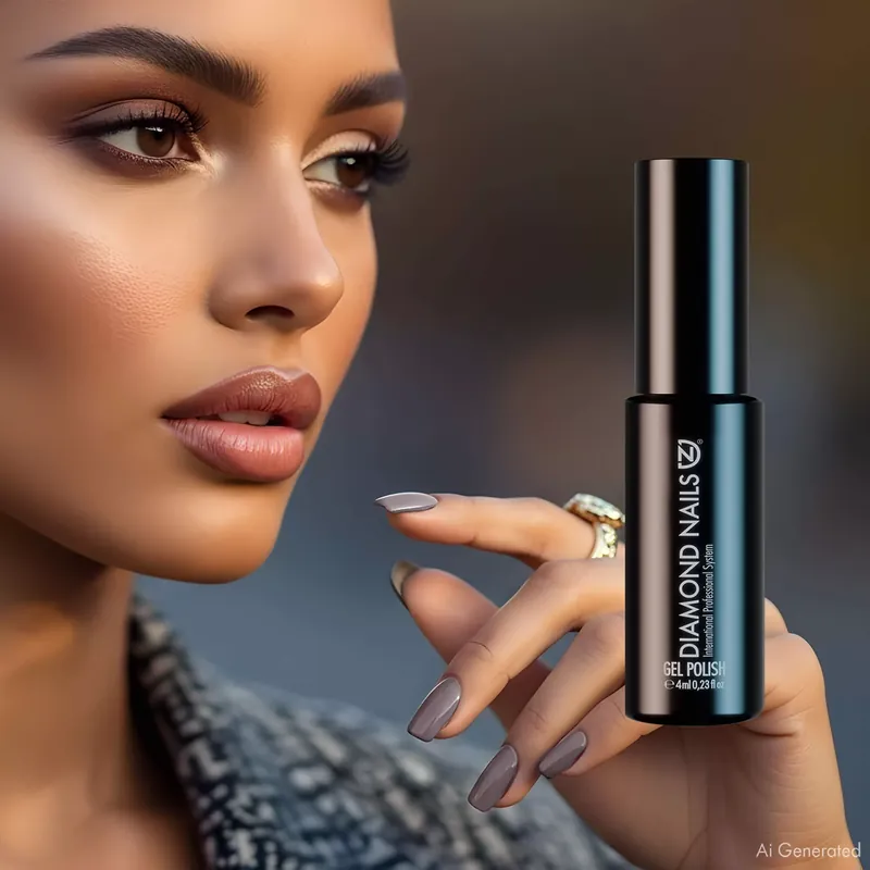 Gél Lakk - Delicate Szürke - DN178 - 4ml - Hema mentes Csak ma